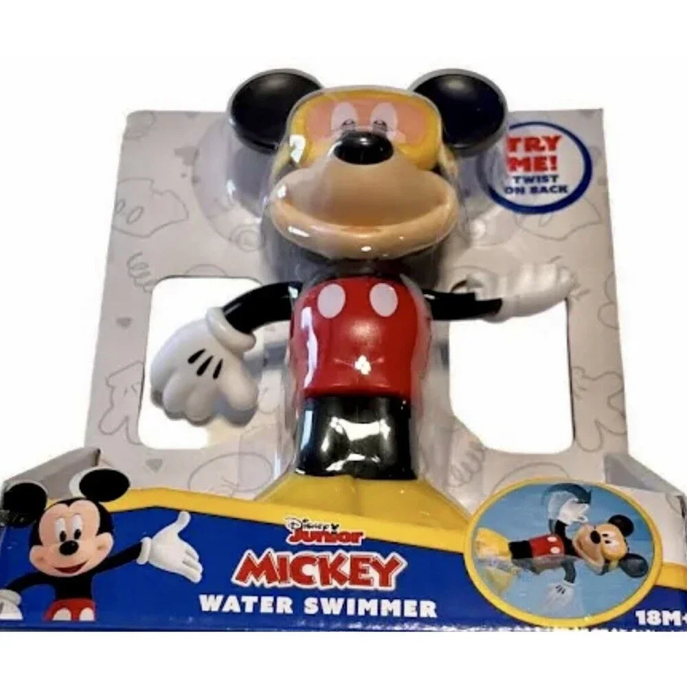 Just Play Disney Junior Mickey Mouse Wind Up Swimmer Pool & Bath Toy NEW